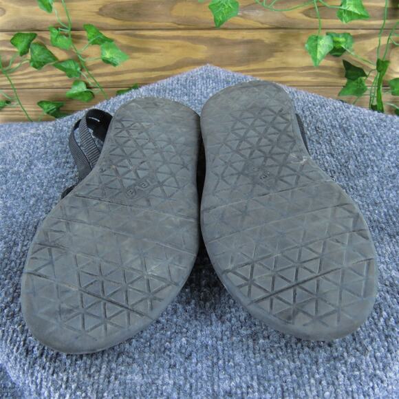 Teva Women's Strappy‎ Black Synthetic Sz 7 Medium Used 2025 - Picture 6 of 6